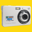 Silver 18MP Digital Camera - Digicam Online Sale