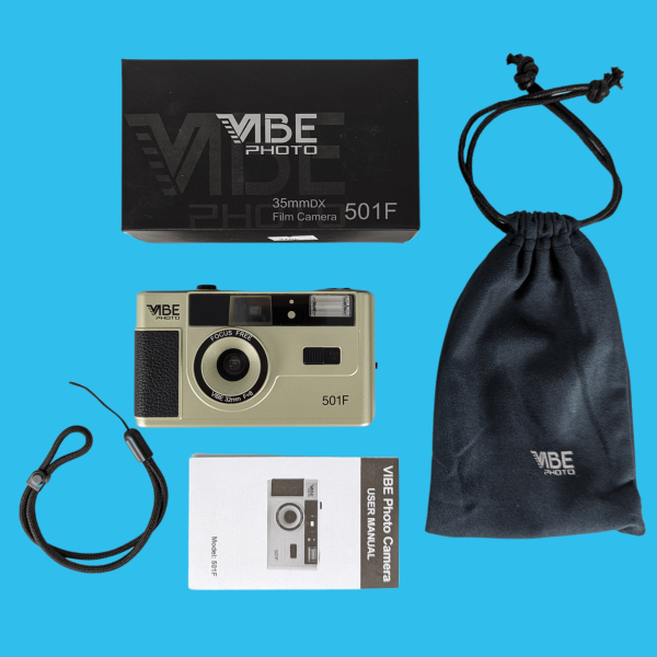 35mm Film Camera Bundle Reusable - Silver Vibe And Lomography Four Lens Camera Online