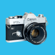 Canon FTb QL 35mm SLR Film Camera With Canon Sc 50mm F1.8. Online Hot Sale