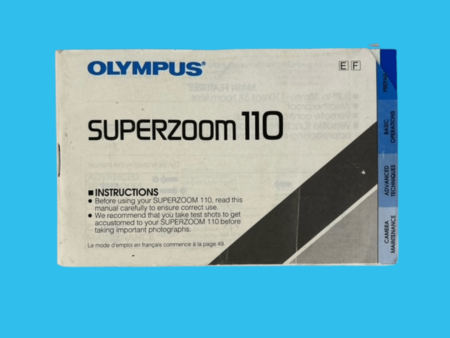 Olympus Superzoom 110 Original Instructions Sale