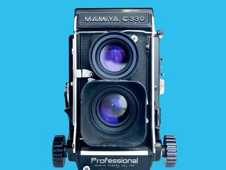 Mamiya C330 Professional Blue Dot 6x6 TLR Film Camera With 80mm F2.8 Lens For Sale