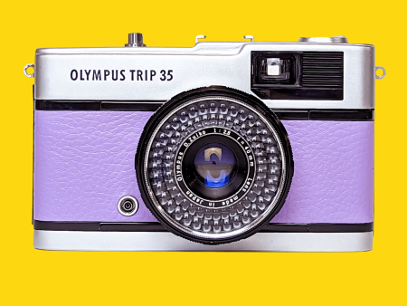 Olympus Trip 35 Lilac Point and Shoot 35mm Film Camera Fashion