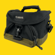 Canon Large Black and Khaki SLR Camera Bag Hot on Sale