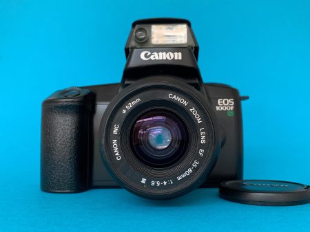 Canon EOS 1000FN Fully Auto SLR 35mm Film Camera with 35mm-80mm Zoom Lens Online Sale