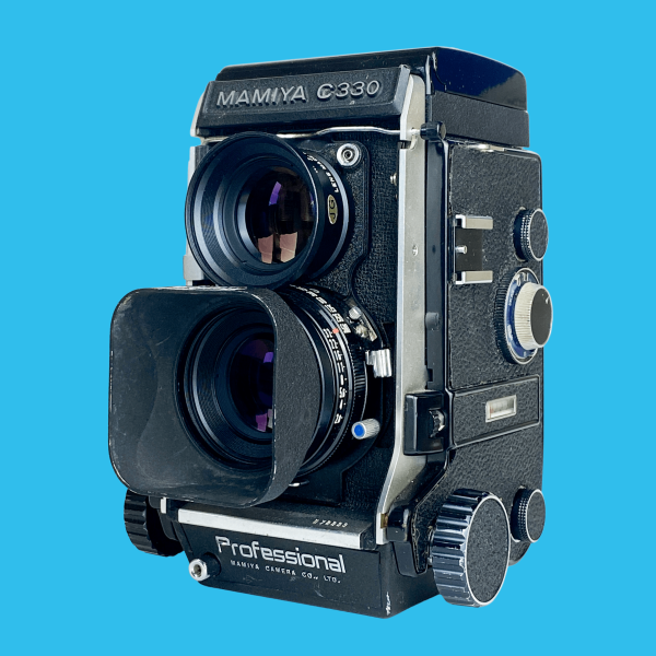 Mamiya C330 Professional Blue Dot 6x6 TLR Film Camera With 80mm F2.8 Lens For Sale