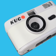 35mm Film Camera Reusable Starter Pack with Flash and 1 x 35mm Film - White KUGO Online Hot Sale