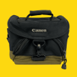 Canon Large Black and Khaki SLR Camera Bag Hot on Sale