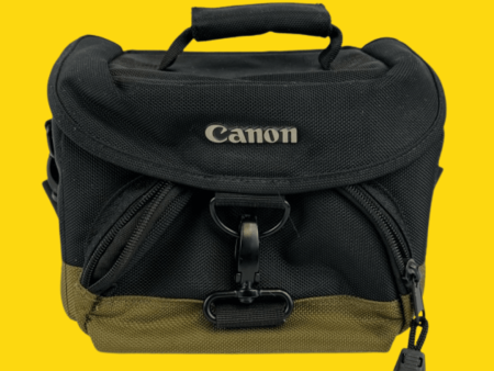 Canon Large Black and Khaki SLR Camera Bag Hot on Sale