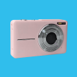 Retro Pink Compact Digital Camera - Digicam Cheap