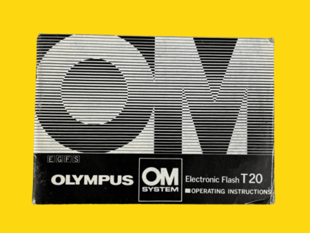 Olympus T20 Electronic Flash Original Instructions on Sale