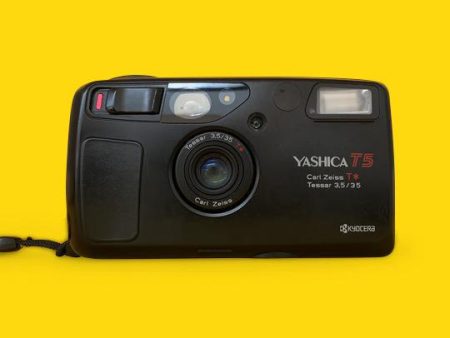 Yashica T5 Black 35mm Film Camera Point and Shoot Online