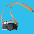 Brown Leather Thin SLR Camera Strap on Sale