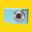 Retro Turquoise Compact Digital Camera - Digicam Sale