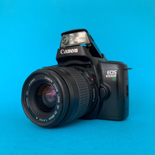 Canon EOS 1000FN Fully Auto SLR 35mm Film Camera with 35mm-80mm Zoom Lens Online Sale