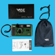 35mm Film Camera Bundle Reusable - Green Vibe And Lomography Four Lens Camera Sale