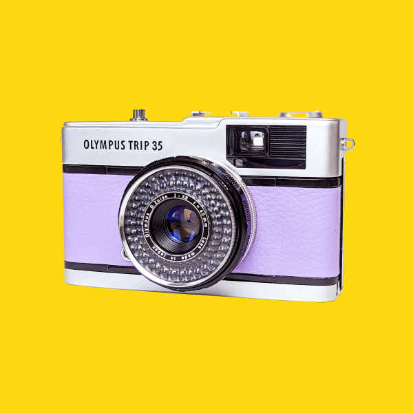 Olympus Trip 35 Lilac Point and Shoot 35mm Film Camera Fashion