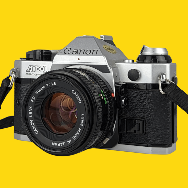 Canon AE-1 Program 35mm SLR Film Camera with Canon Prime Lens Online now