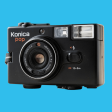 Konica POP Black 35mm Film Camera Point and Shoot For Discount