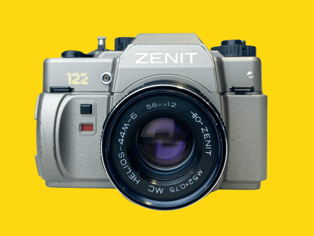 Zenit-122 50th Anniversary KMZ Special Edition 35mm Film Camera With 58mm Helios F1.8 Lens. Cheap