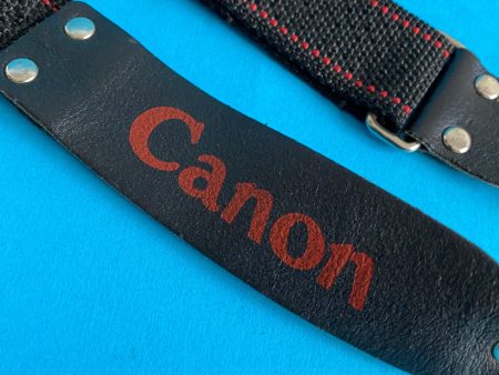 Canon Black & Red SLR Camera Strap Online