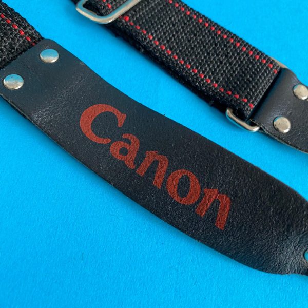 Canon Black & Red SLR Camera Strap Online