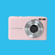 Retro Pink Compact Digital Camera - Digicam Cheap