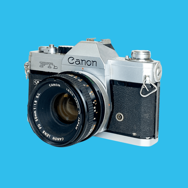 Canon FTb QL 35mm SLR Film Camera With Canon Sc 50mm F1.8. Online Hot Sale